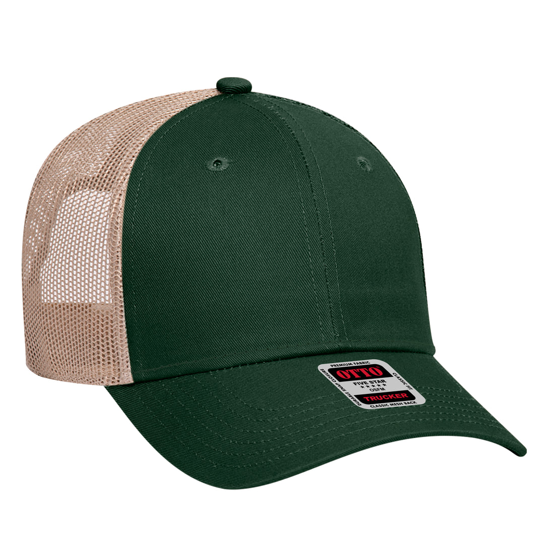 OTTO CAP® 6 Panel Low Profile Mesh Back Trucker Hat