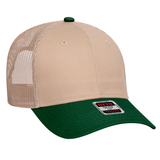 OTTO CAP® 6 Panel Low Profile Mesh Back Trucker Hat