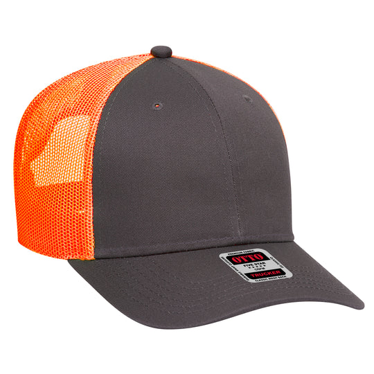 OTTO CAP® 6 Panel Low Profile Mesh Back Trucker Hat