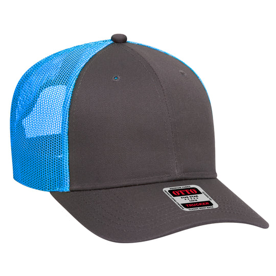 OTTO CAP® 6 Panel Low Profile Mesh Back Trucker Hat