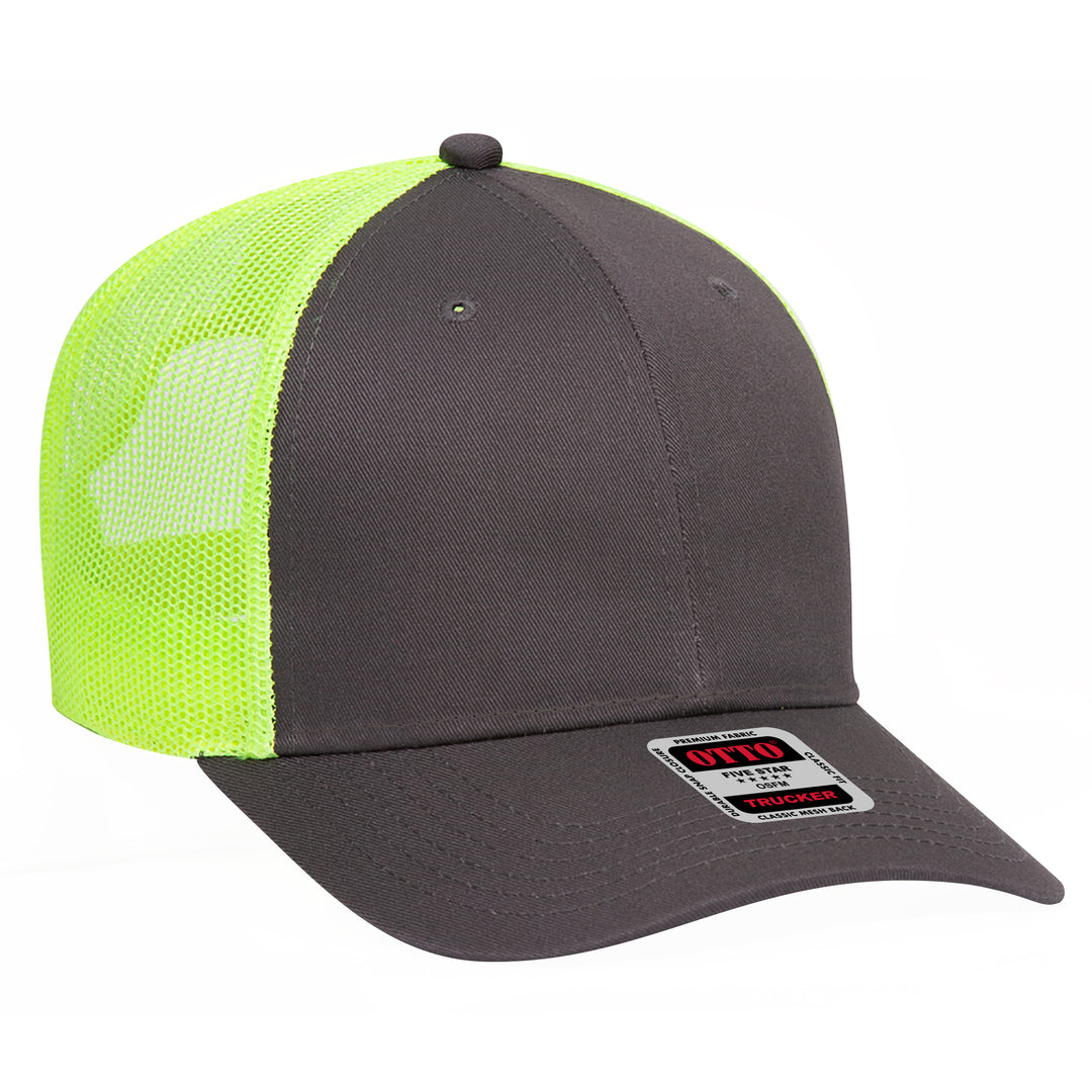 OTTO CAP® 6 Panel Low Profile Mesh Back Trucker Hat