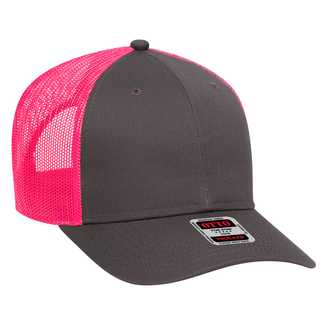 OTTO CAP® 6 Panel Low Profile Mesh Back Trucker Hat
