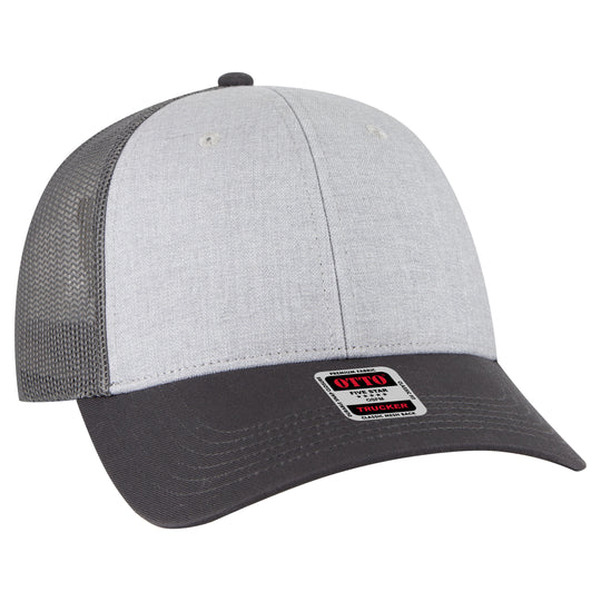 OTTO CAP® 6 Panel Low Profile Mesh Back Trucker Hat