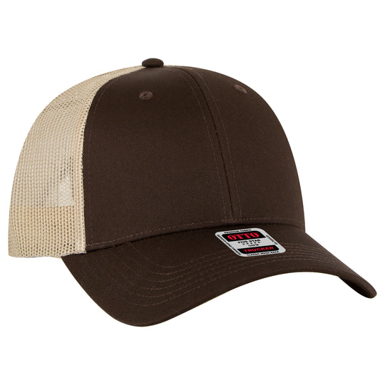OTTO CAP® 6 Panel Low Profile Mesh Back Trucker Hat
